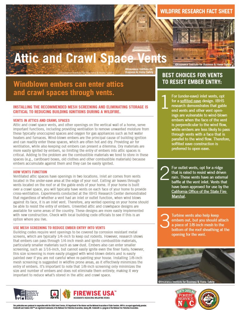 Attic and Crawl Space PDF click to launch